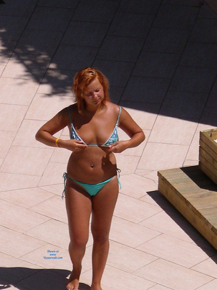 Pic #1Russian B - Bikini Voyeur, Redhead