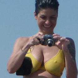 Great Nipples On The Beach - Bikini Voyeur, Beach