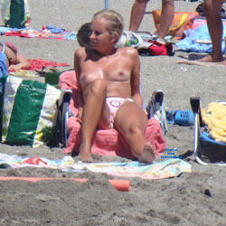Topless Blonde Relaxing Well At Beach - Bikini, Blonde Hair, Erect Nipples, Exposed In Public, Firm Tits, Hard Nipple, Nipples, Nude Beach, Nude In Public, Nude Outdoors, Showing Tits, Small Breasts, Small Tits, Topless Beach, Topless Girl, Topless Outdoors, Topless, Beach Voyeur, Sexy Feet, Sexy Girl, Sexy Legs, Sexy Woman , Blonde Girl, Nude, Outdoor, Beach, Topless, Bikini, Legs, Firm Tits