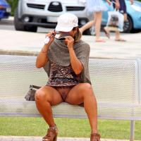 Pic #1 Tease 2 - Public Exhibitionist, Public Place, Dressed, Flashing