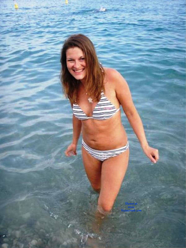 Pic #1Meine Stephi - Beach, Bikini Voyeur, Brunette