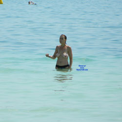 First Time MILF Topless - Beach