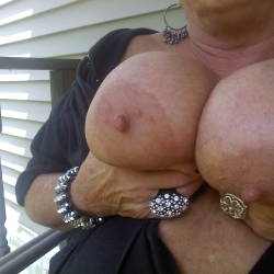 Very large tits of my wife - bigtits