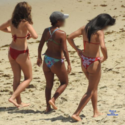 Asses In Olinda City, Brazil - Beach, Bikini Voyeur