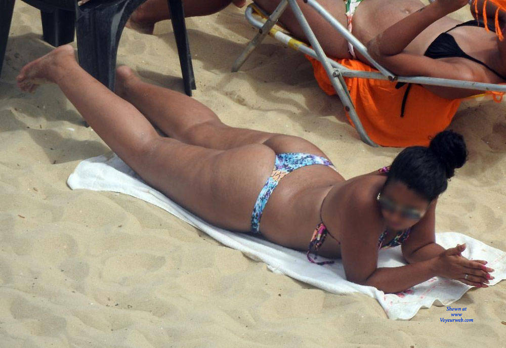 Pic #1Delicious Ass From Olinda City - Beach, Bikini Voyeur, Brunette