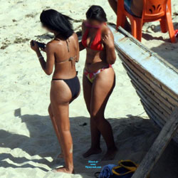 Friends In Olinda Beach, Brazil - Beach, Bikini Voyeur