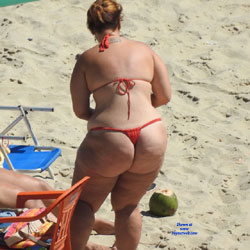 Fat Asses From Brazil - Beach, Big Ass