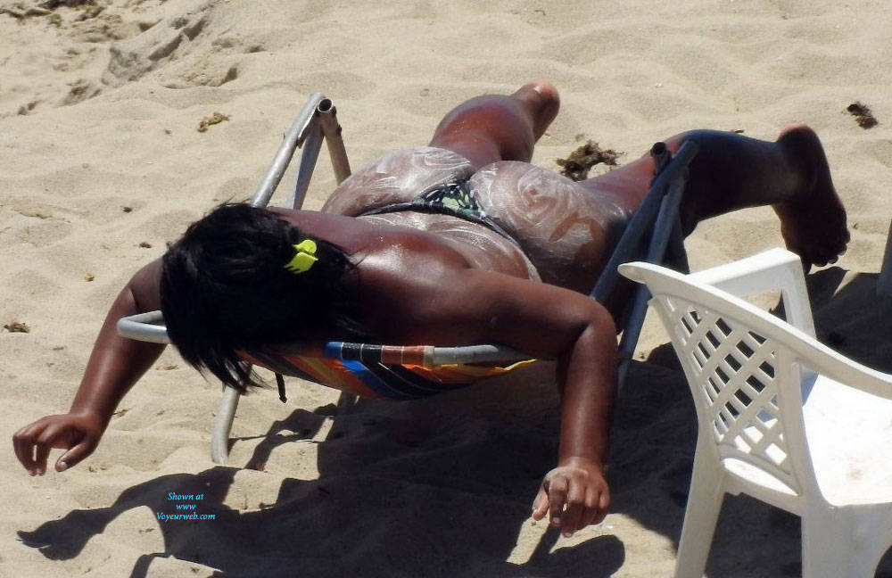 Pic #12016 - Ass Oiled From Brazil - Beach, Big Ass