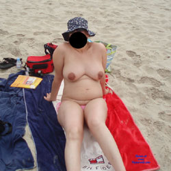 My Pregnant Slut Wife - Beach, Big Tits, Wife/wives