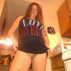 Pic #1 Mirandas Black Dress - Redhead