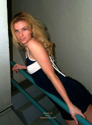 Pic #1Up The Stairwell With No Panties