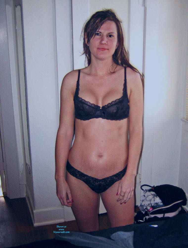 Pic #1Getting Dressed - Big Tits, Brunette, Lingerie