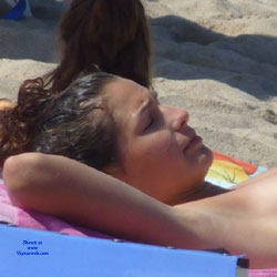 Pic #1 Nikita Topless In Isola Rossa - Beach