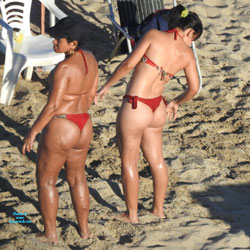 Janga Beach, Paulista City - Beach Voyeur, Bikini Voyeur, Brunette