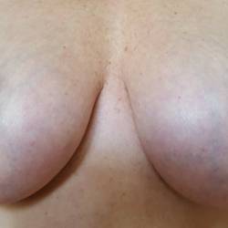 Large tits of my wife - Wife