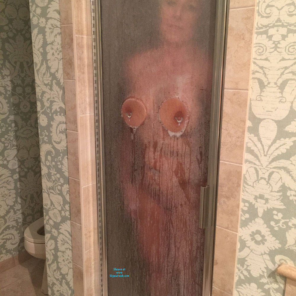 Pic #1 Shower Fun - Big Tits, Body Piercings