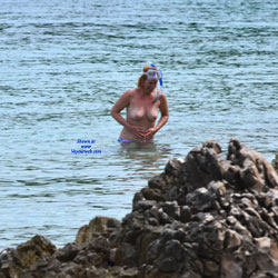 Turist In Croatia - Outdoors, Beach Voyeur, Topless Girls