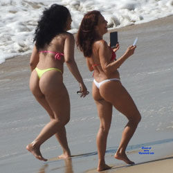 2 Asses From Recife City, Brazil 02 - Beach Voyeur, Bikini Voyeur, Brunette