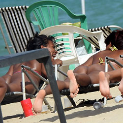Pic #1 Asses From Pernambuco State, Brazil - Outdoors, Bikini Voyeur, Beach Voyeur