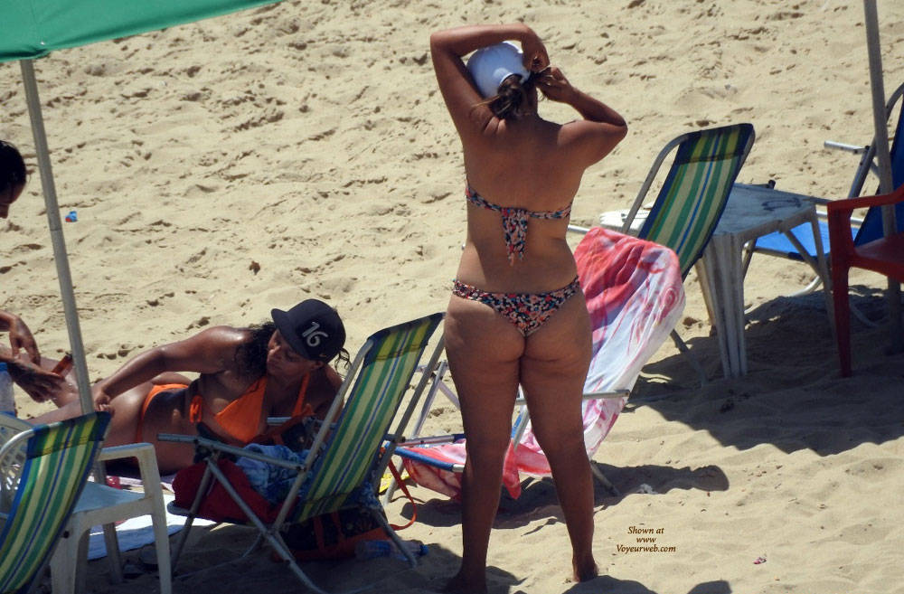 Pic #1Big Ass From Recife City, Brazil - Outdoors, Bikini Voyeur, Beach Voyeur