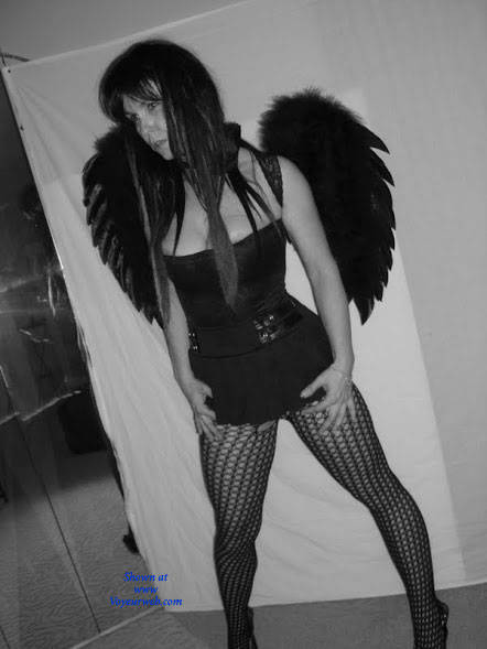 Pic #1Fetish, Wings, Fishnets, Oh My - Big Tits, Lingerie, Amateur