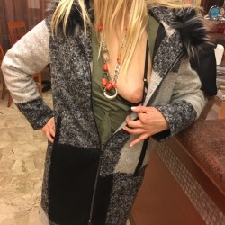 Medium tits of my wife - Natali
