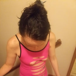 Pink Fuck Me Dress - Wife/wives, Amateur