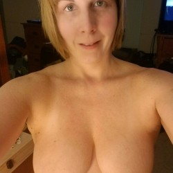 Medium tits of my wife - Sarah