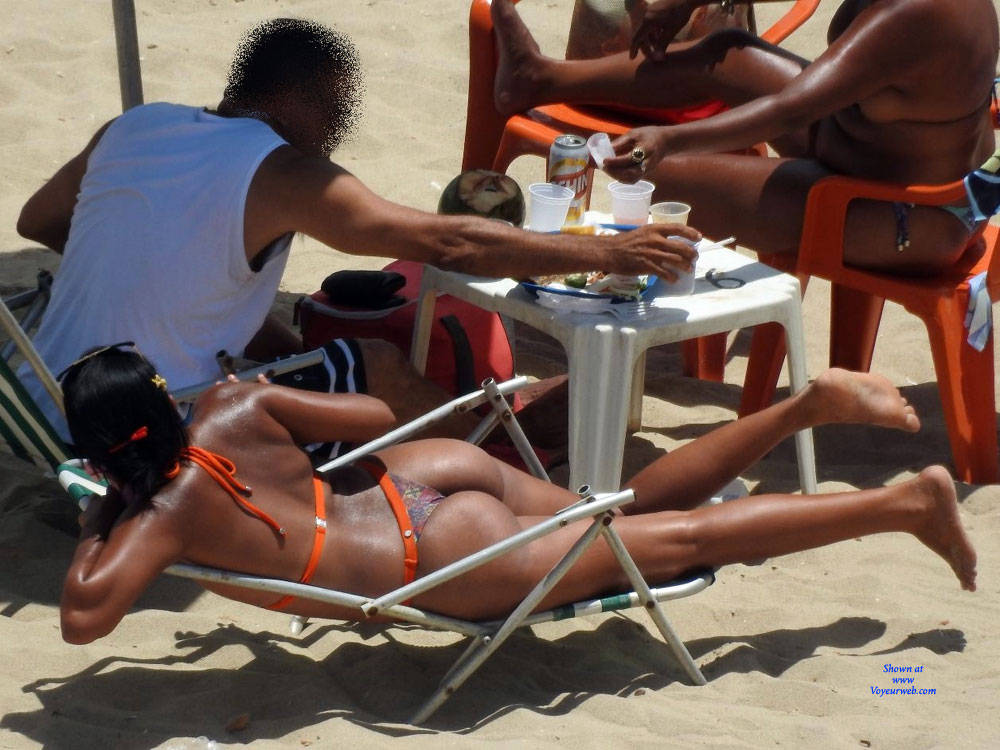 Pic #1Delicious Asses From Recife City, Brazil - Beach, Brunette, Outdoors, Bikini Voyeur, Beach Voyeur