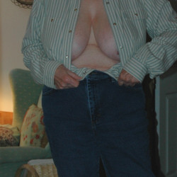 Very large tits of my wife - Ms Pendulous Grannie