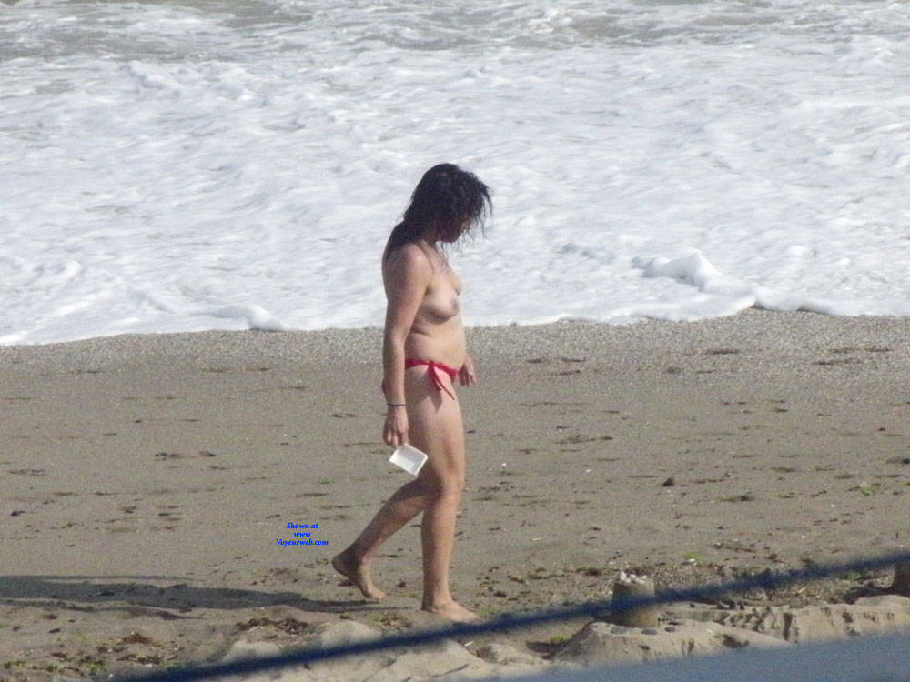 Pic #1Last Holidays - Topless Girls, Beach, Brunette, Outdoors, Beach Voyeur