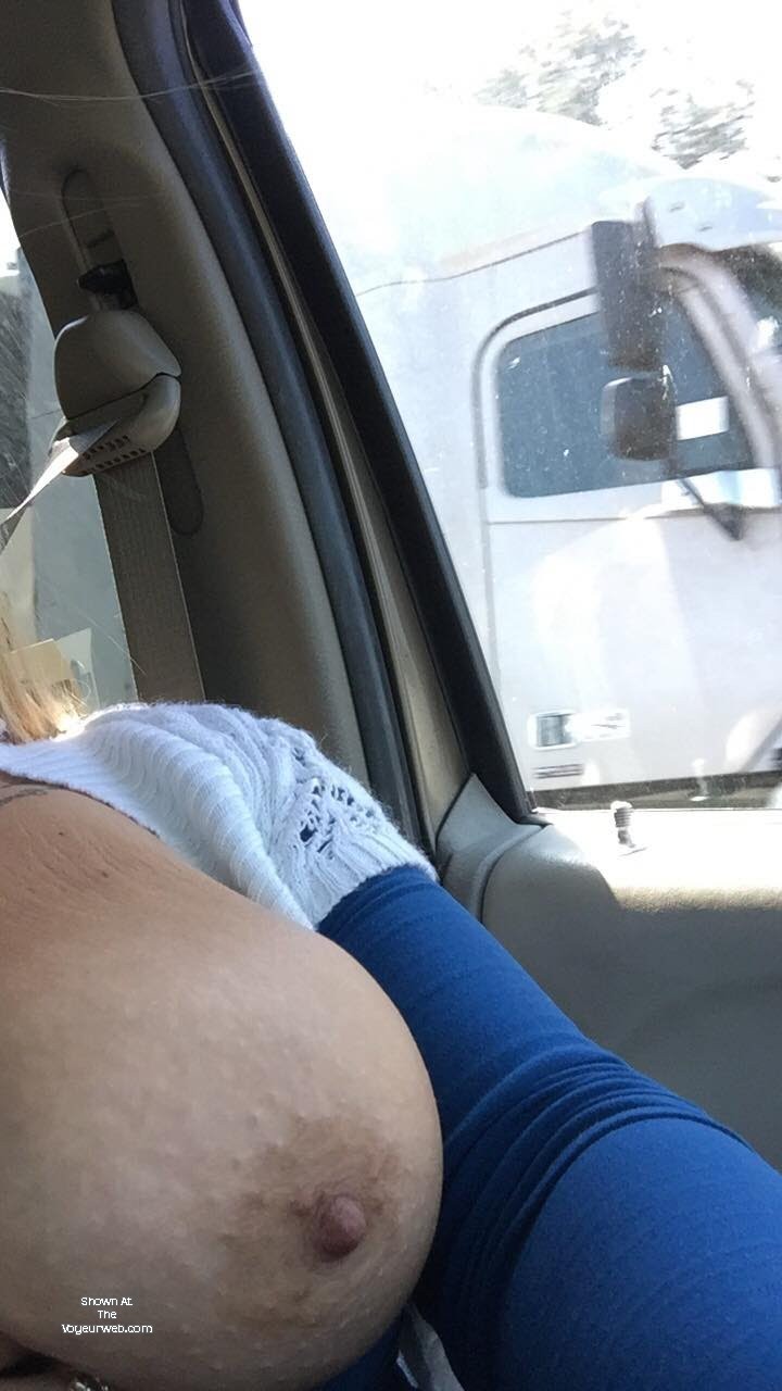 Pic #1 Large tits of my wife - sexy wife