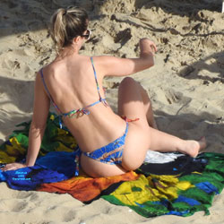 Pic #1 Blonde From Boa Viagem Beach, Brazil 01 - Beach, Outdoors, Bikini Voyeur
