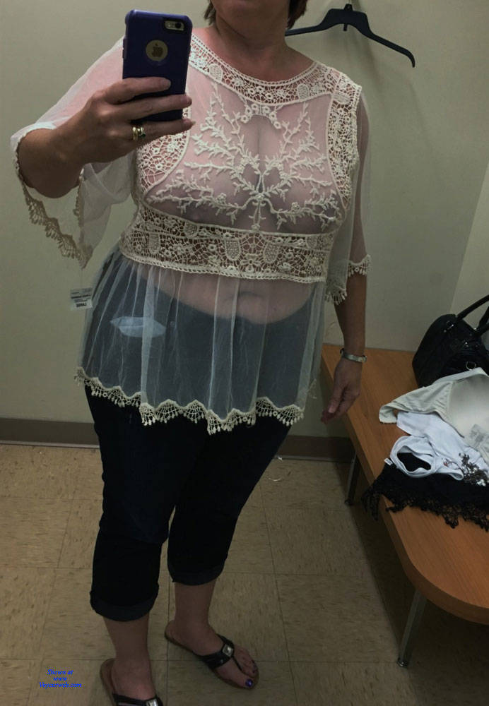 Pic #1Changing Room Selfies - Topless Wives, Big Tits, See Through, Amateur
