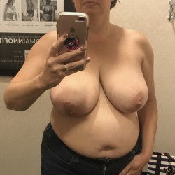 Very large tits of my wife - Sexy wife. 