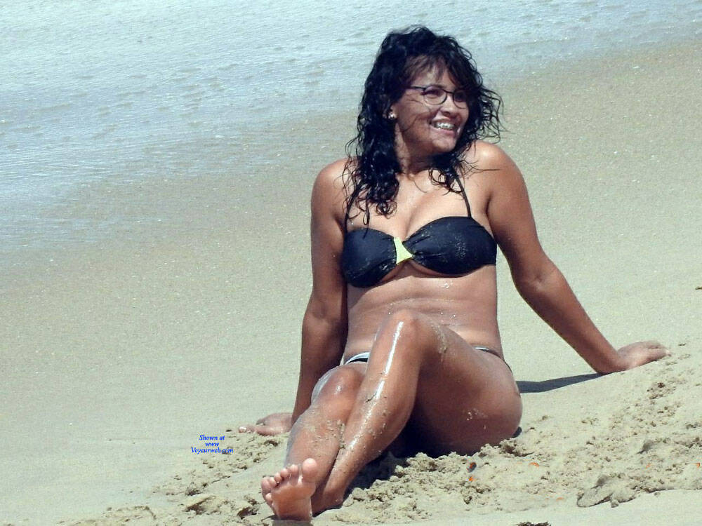 Pic #1 Wifes From Brazil - Beach, Brunette, Outdoors, Beach Voyeur