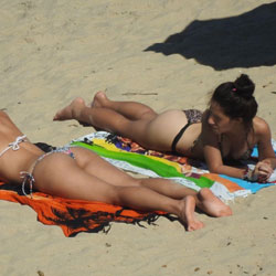 Pic #1 Delicious Wifes From Brazil - Beach, Brunette, Outdoors, Bikini Voyeur