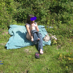 Pic #1 A little fun in the country - Brunette, Outdoors, Public Place, Firm Ass