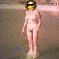Pic #1 Beach Day - Nude Amateurs, Beach, Big Tits, Brunette, Mature, Outdoors, Bush Or Hairy