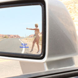 Pic #1 I Saw It In My Rearview Mirror - Nude Amateurs, Public Exhibitionist, Mature, Outdoors, Amateur