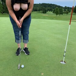Medium tits of my wife - Lucky