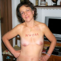 Pic #1 Italian Slut Wife Daniela - Nude Wives, Brunette, Mature, Bush Or Hairy, Amateur, Medium Tits