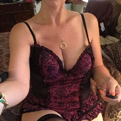 Pic #1 Getting Ready For Him! - Lingerie, Amateur