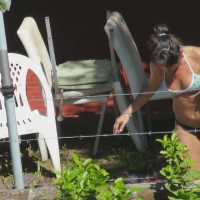 Pic #1 Vecina Argentina Tomand Sol 2 - Voyeur