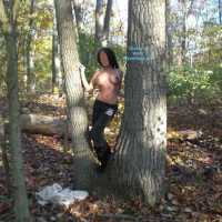 Walk in The Woods - Brunette, Big Tits