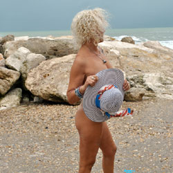 Pic #1 My New Model SaraLady28 - Beach, Beach Pussy, Beautiful Ass, Blonde, Firm Ass, Medium Tits, Natural Tits, Outdoors, Milf, Milf Ass, Sexy Wives, Sexiest Legs