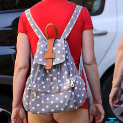 Pic #1 extreme shorts in public street - Amateur, Ass, Bent Over, Outdoors, Pantieless Wives, Public Exhibitionist, Public Place