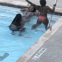 Pic #1 girls playing in the pool!