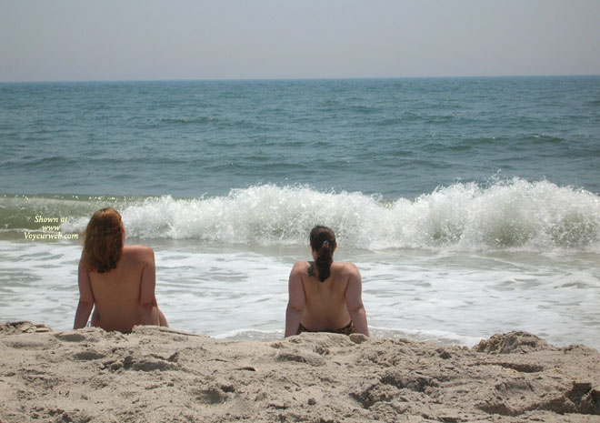 Pic #1Wife And Friend At Beach