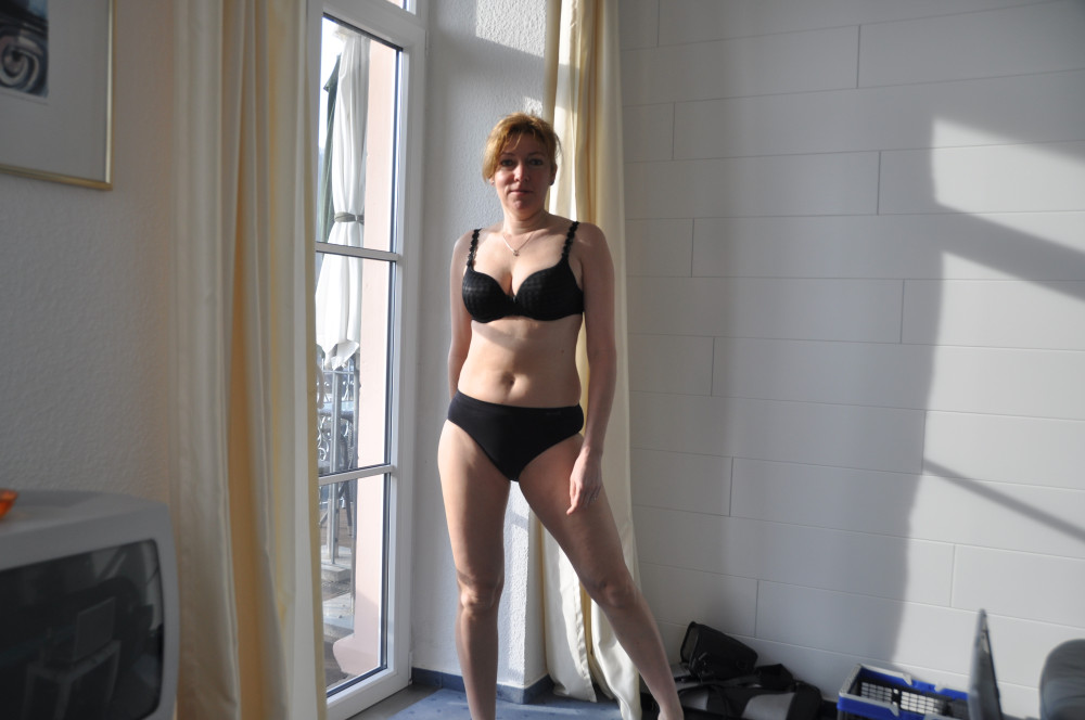 Pic #1 Stripping in front of of window